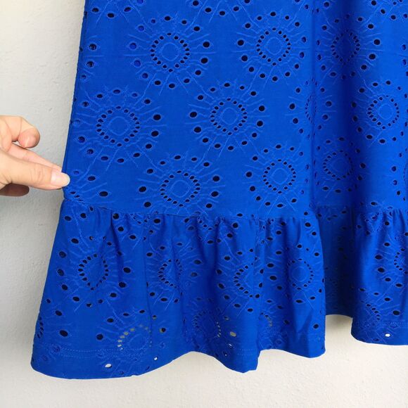 Blue Eyelet Tunic Dress- Modcloth - Picture 6 of 11